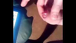 Hot Creamy Cum Rain on this Big Thick Sexy Curvy BBW Chick Butt