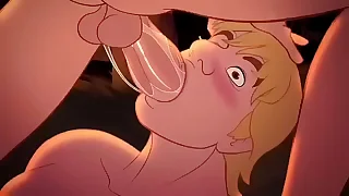 Flynn making out Kristoff &lpar;Tangled   Frozen&rpar;