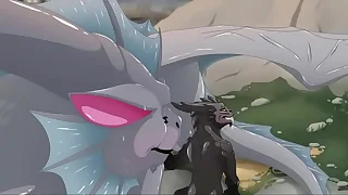 Peque&ntilde;o drag&oacute;n se come la herramienta de su amigo